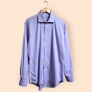 LEDBURY The Lavender Winford Performance Twill Shirt Slim Fit MENS XL / 17.5